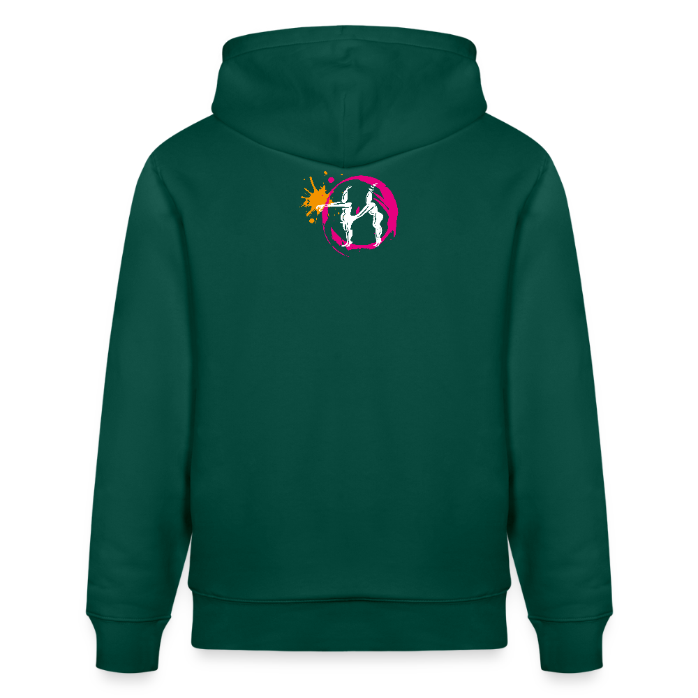 Unisex Hoodie mit ES ESKALIERT EH PRINT - Forest