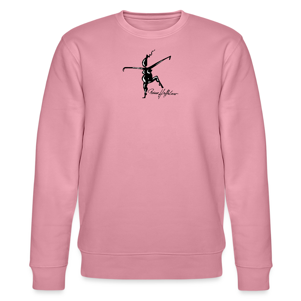 Unisex Bio-Sweatshirt mit TUSCHEWEIBCHEN PRINT - Lila Traum