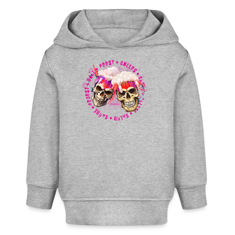 MNJS KIDS Bio Hoodie mit OKTOBERFEST EDITION GIRLS PRINT - Grau meliert