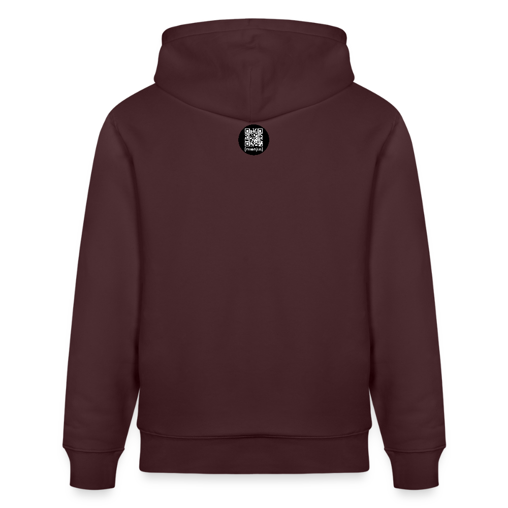 Unisex Hoodie mit ISCH GRAD SCHWIERIG PRINT - Maroon