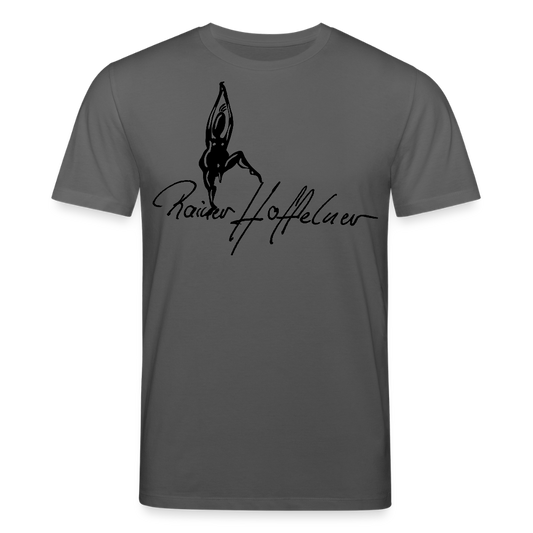 Unisex Bio-T-Shirt mit TUSCHEMÄNNCHEN PRINT - Anthrazit