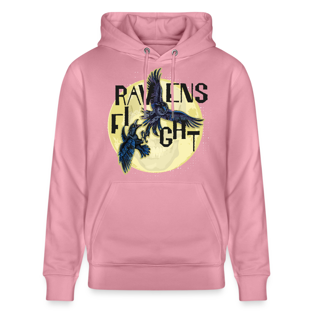 Unisex Hoodie mit RAVENS FIGHT PRINT - Lila Traum