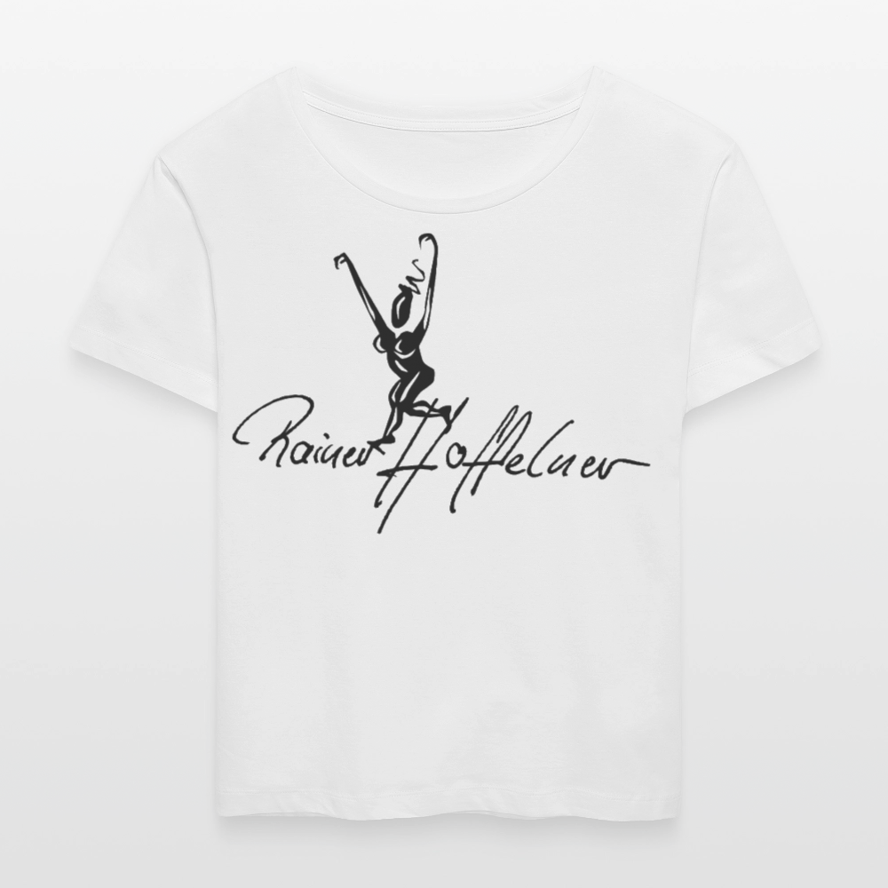 Frauen T-Shirt mit TUSCHEWEIBCHEN PRINT - Weiß