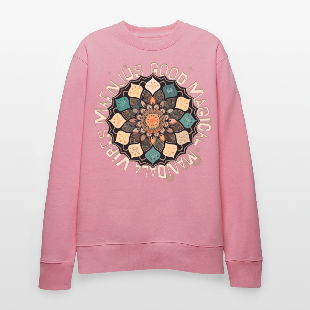 Unisex Bio-Sweatshirt mit MANDALA VIBES PRINT - Lila Traum