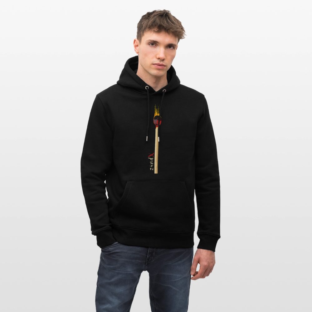 Unisex Hoodie mit zündX PRINT - Schwarz