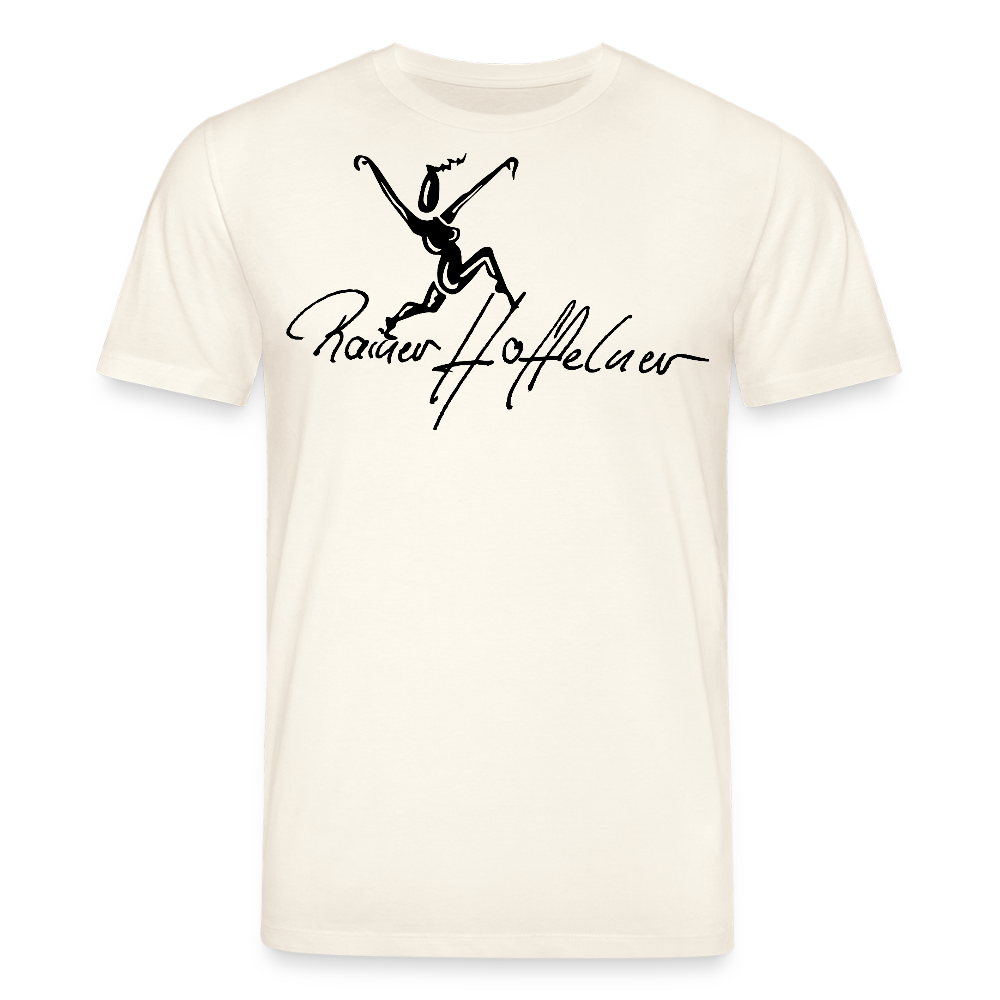Unisex Bio-T-Shirt mit TUSCHEWEIBCHEN PRINT - Naturweiß