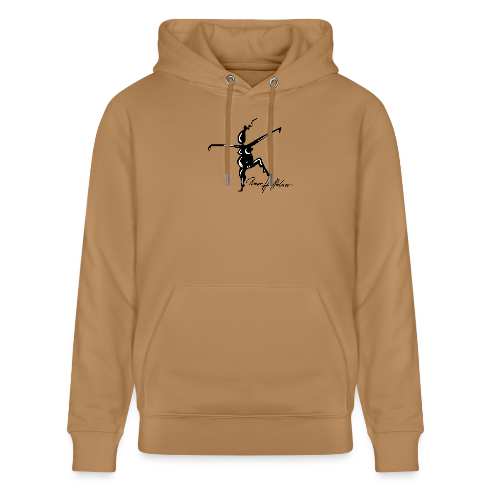 Unisex Bio-Hoodie mit TUSCHEWEIBCHEN PRINT - Karamell