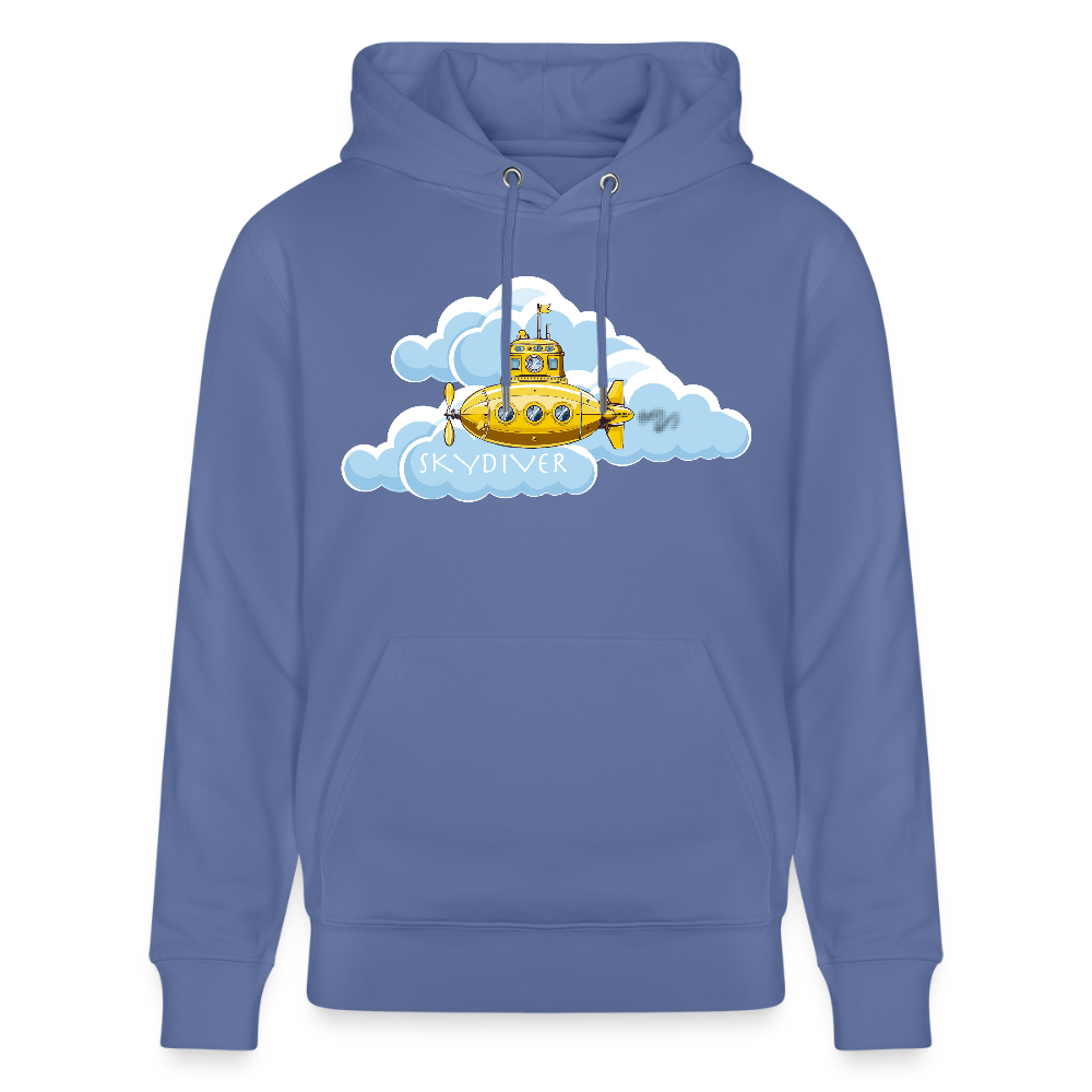 Unisex Hoodie mit SKYDIVER PRINT - Blau