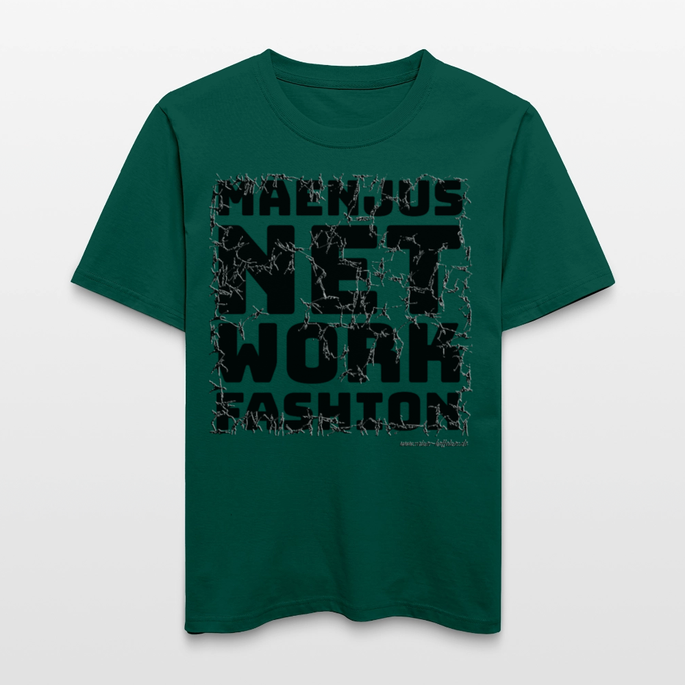 Unisex Bio-T-Shirt mit MAENJUS NETWORK FASHION PRINT - Forest
