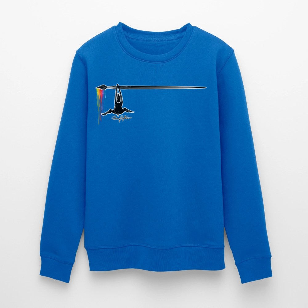 Unisex Bio-Sweatshirt mit MÄNNLE PRINT - Königsblau