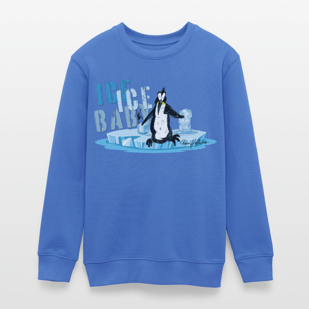 MNJS TEENS Bio Sweatshirt mit ICE ICE BABY PRINT - carolina Blue