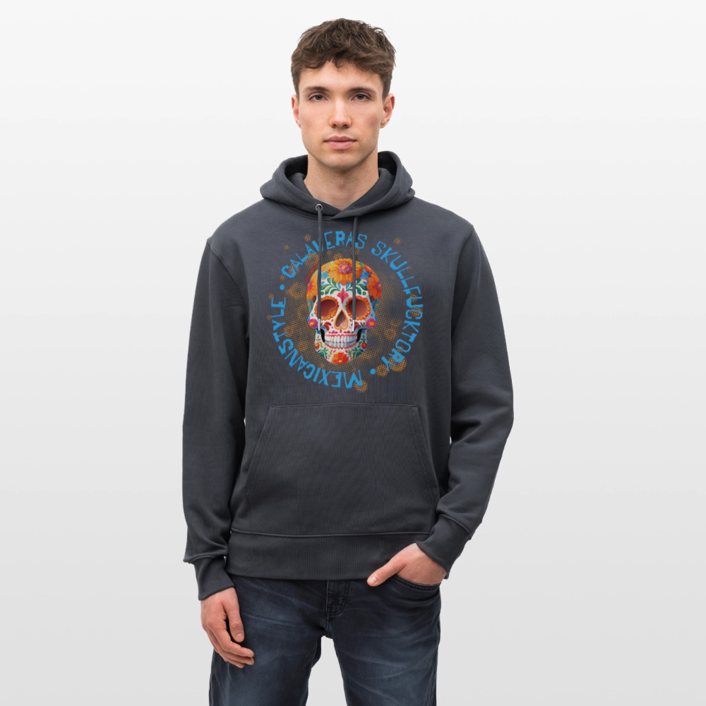 Unisex Hoodie mit CALAVERAS MEXICANSTYLE PRINT - Indigoblau