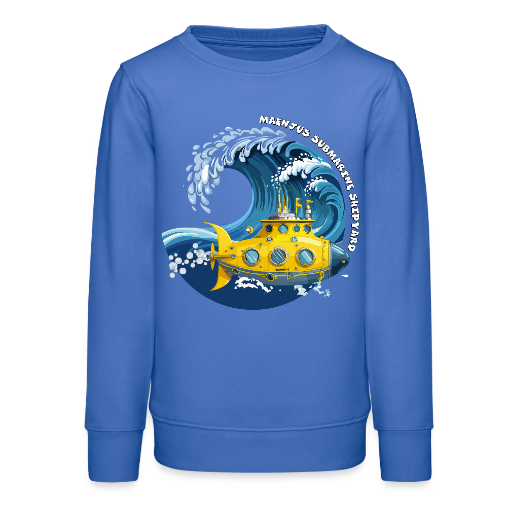 MNJS TEENS Bio Sweatshirt mit SUBMARINE SHIPYARD PRINT - carolina Blue