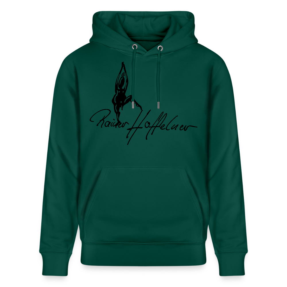 Unisex Bio-Hoodie mit TUSCHEMÄNNCHEN PRINT - Forest