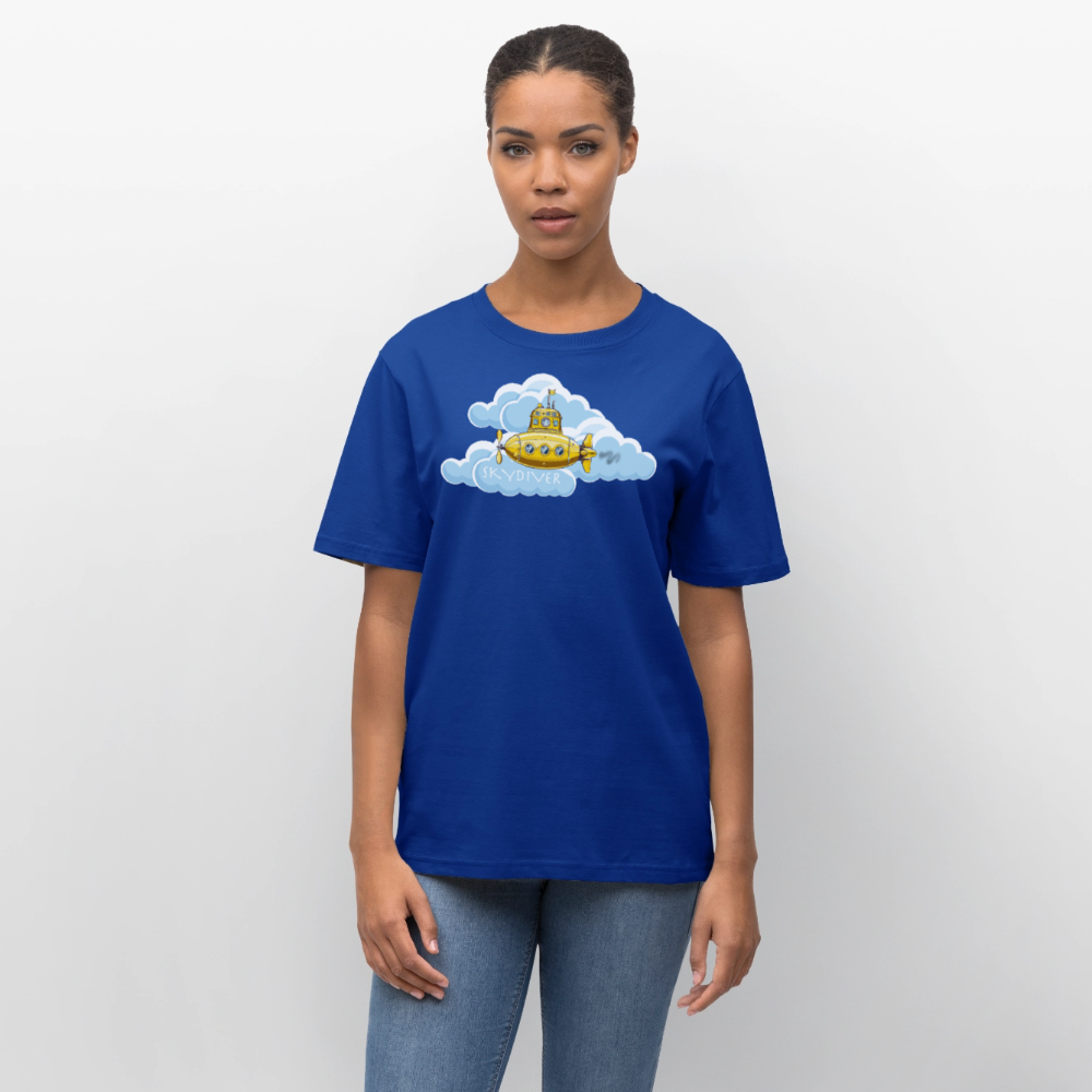 Unisex Bio-T-Shirt mit SKYDIVER PRINT - Dunkelblau