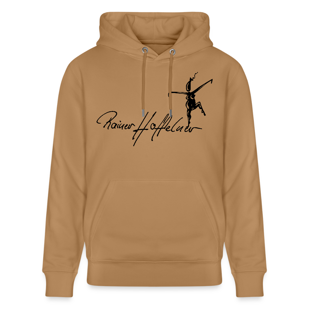 Unisex Bio-Hoodie mit TUSCHEWEIBCHEN PRINT - Karamell