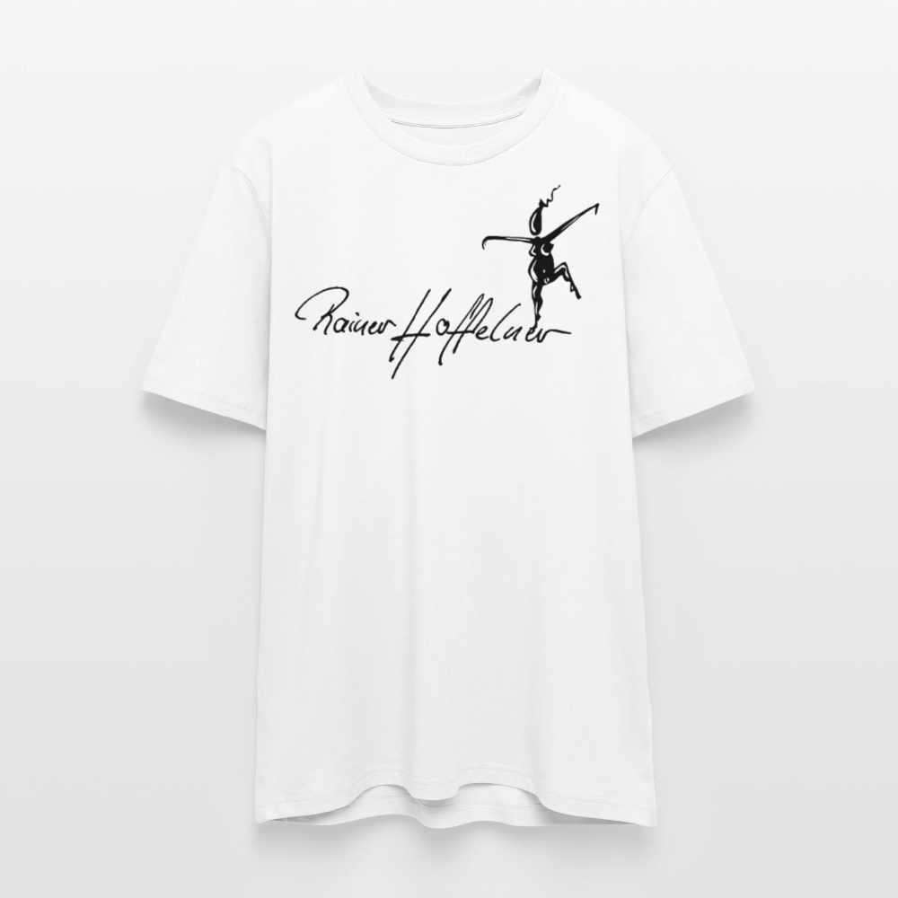 Unisex Bio-T-Shirt mit TUSCHEWEIBCHEN PRINT - Weiß