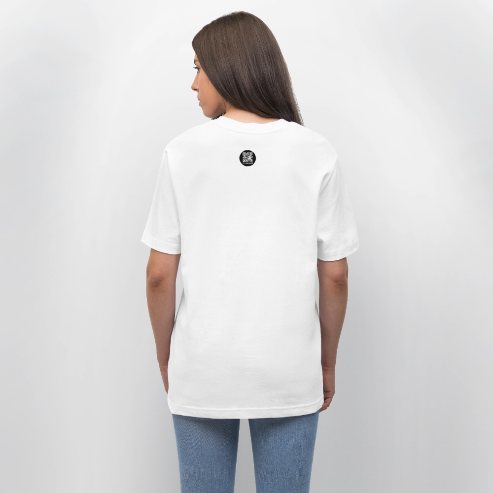 Unisex Bio-T-Shirt mit YELLOW SUBMARINE PRODUCTION PRINT - Weiß