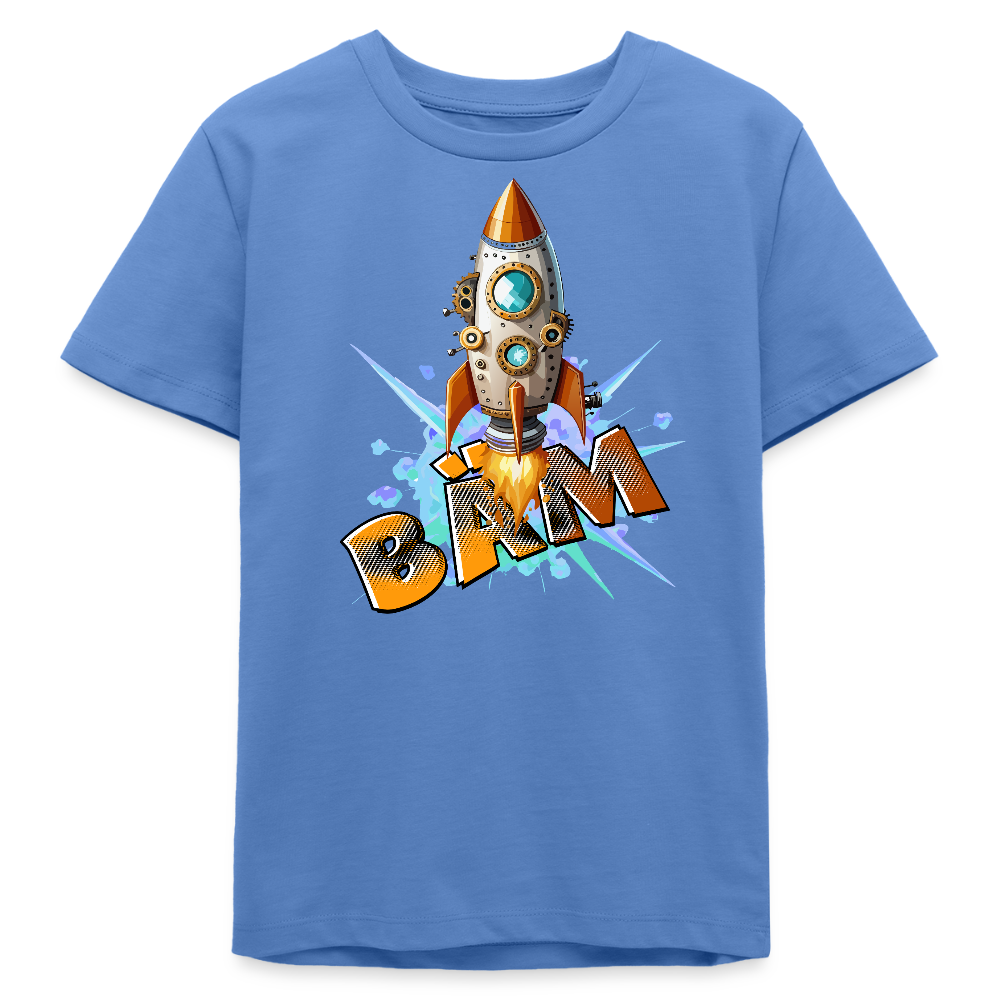 MNJS TEENS Bio T-Shirt mit BÄM PRINT - Blau