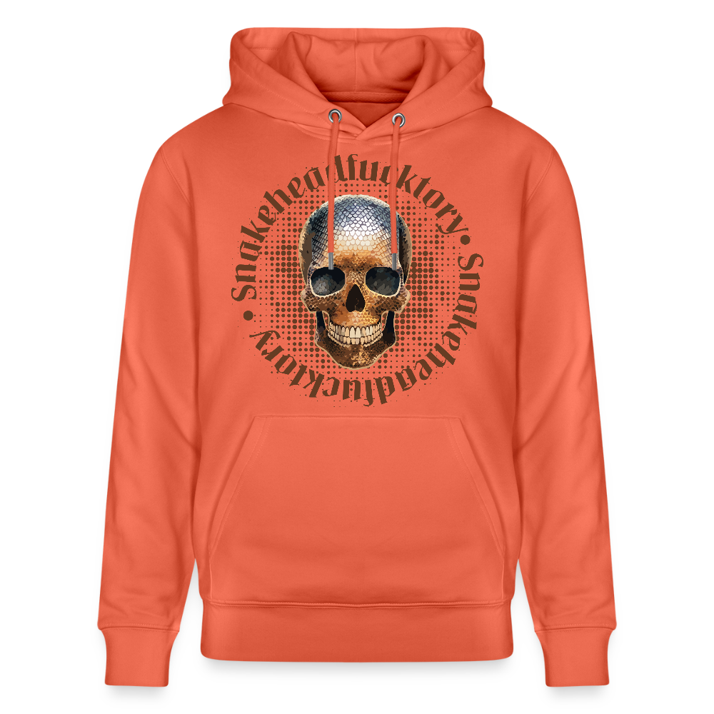 Unisex Hoodie mit SNAKEHEAD SKULL PRINT - Hellrot