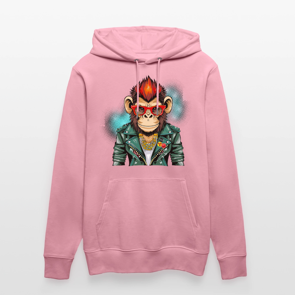 Unisex Hoodie mit MONKEY PRINT - Lila Traum