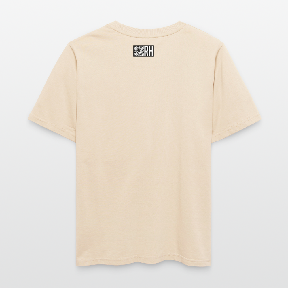 Unisex Bio-T-Shirt mit MAENJUS NETWORK FASHION PRINT - Weißgrau