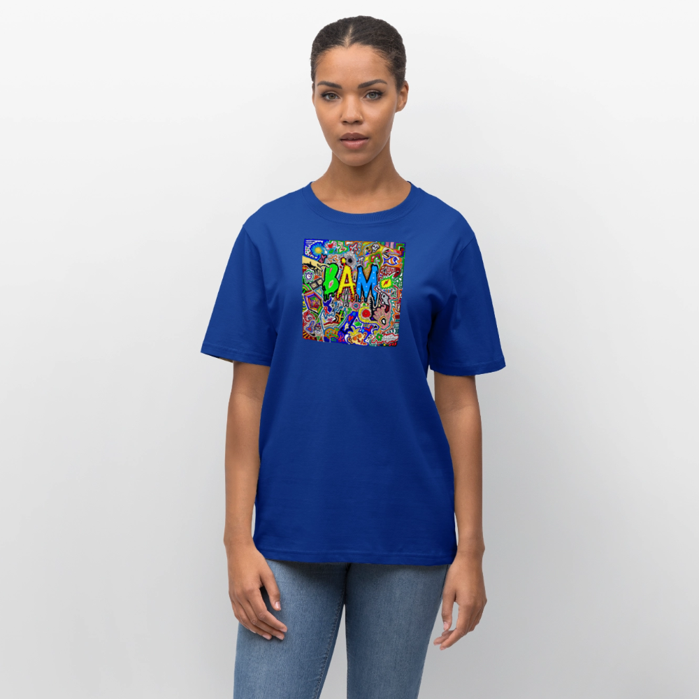 Unisex Bio-T-Shirt mit BÄM PRINT - Dunkelblau