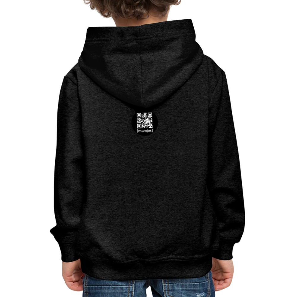 MNJS KIDS Premium Hoodie mit REDEYE ELEPHANT DISTRICT PRINT - Anthrazit