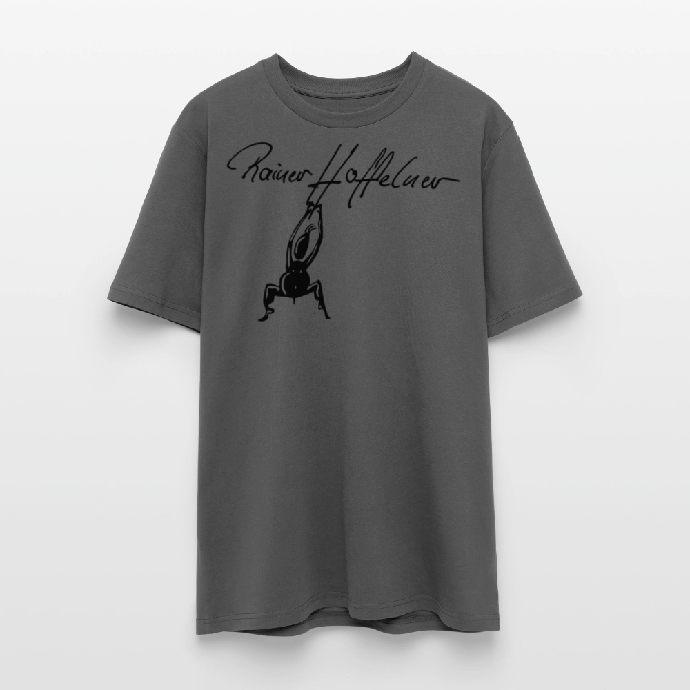 Unisex Bio-T-Shirt mit TUSCHEMÄNNCHEN PRINT - Anthrazit