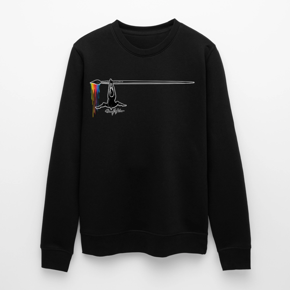 Unisex Bio-Sweatshirt mit MÄNNLE PRINT - Schwarz