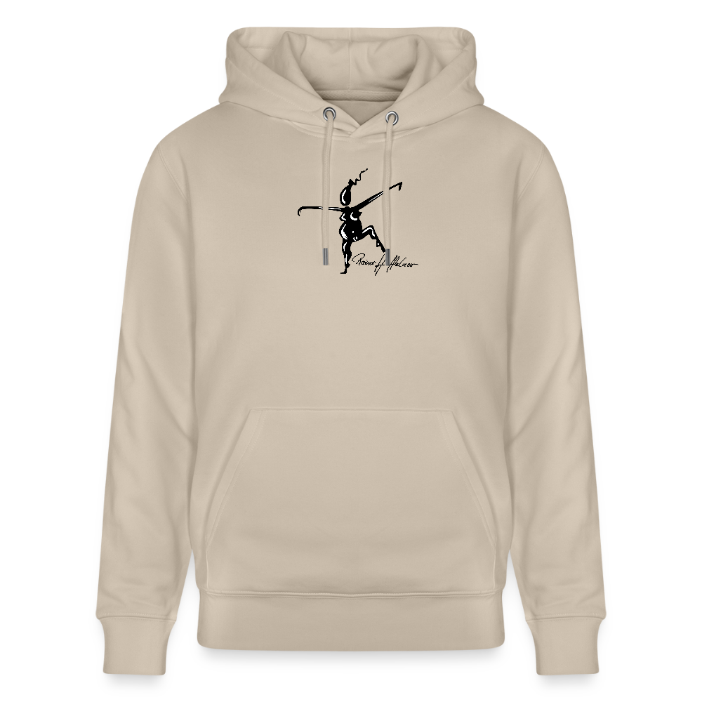 Unisex Bio-Hoodie mit TUSCHEWEIBCHEN PRINT - Beige