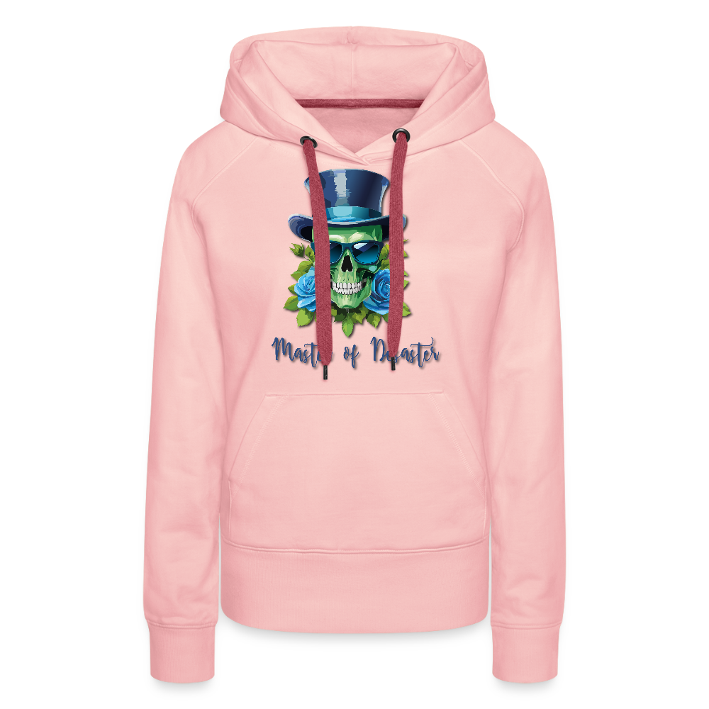 Frauen Premium Hoodie mit MASTER OF DESASTER SKULL PRINT - Kristallrosa