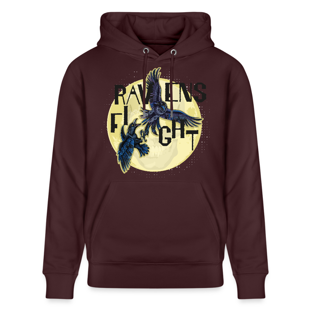 Unisex Hoodie mit RAVENS FIGHT PRINT - Maroon