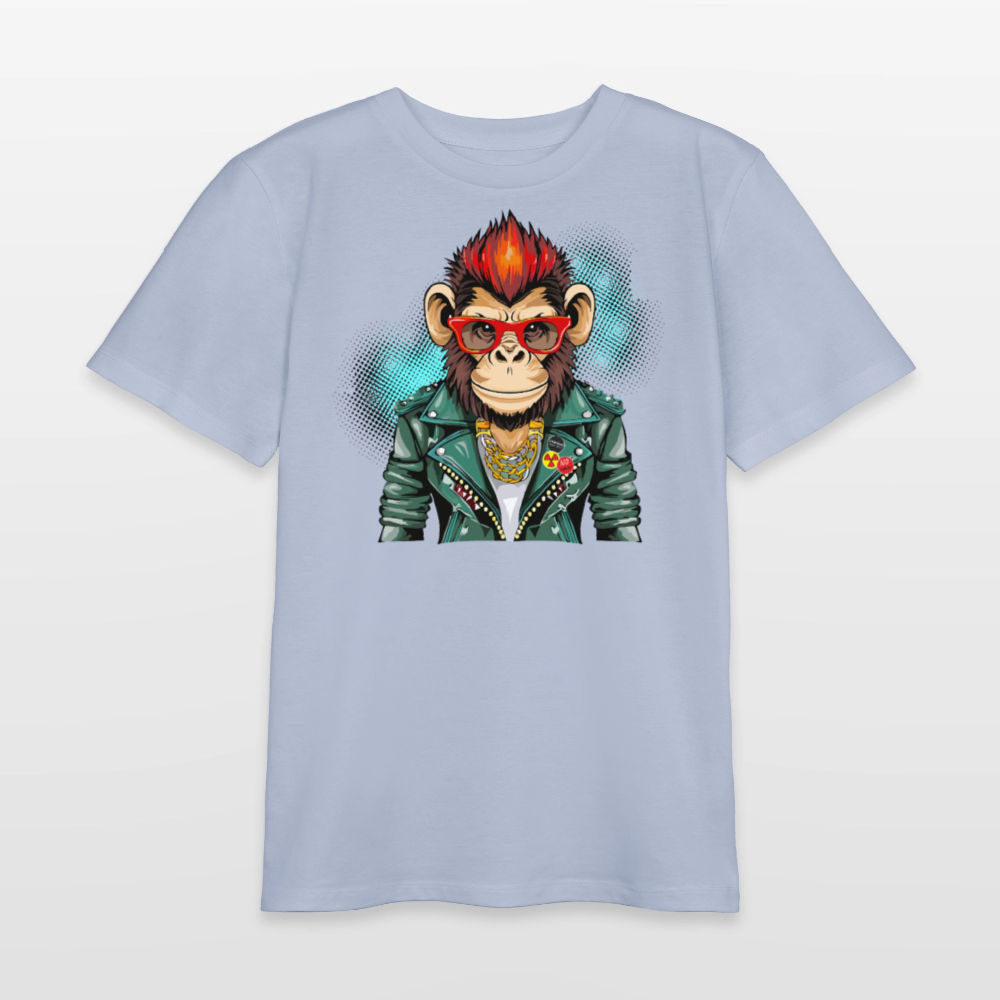 MNJS TEENS Bio T-Shirt mit MONKEY PRINT - Lavendel-Violett