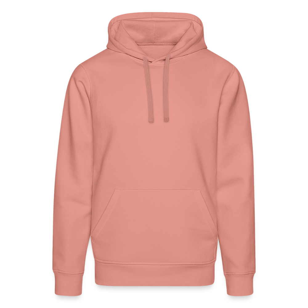 Unisex Bio-Hoodie mit DELICATEZZA SARDINE PRINT Rückseite - Altrosa