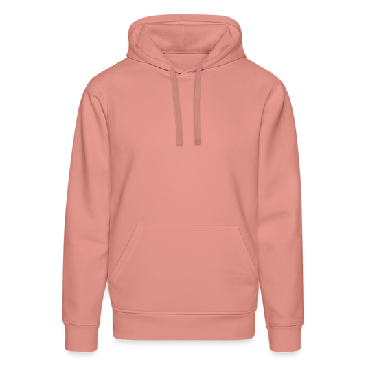 Unisex Bio-Hoodie mit DELICATEZZA SARDINE PRINT Rückseite - Altrosa