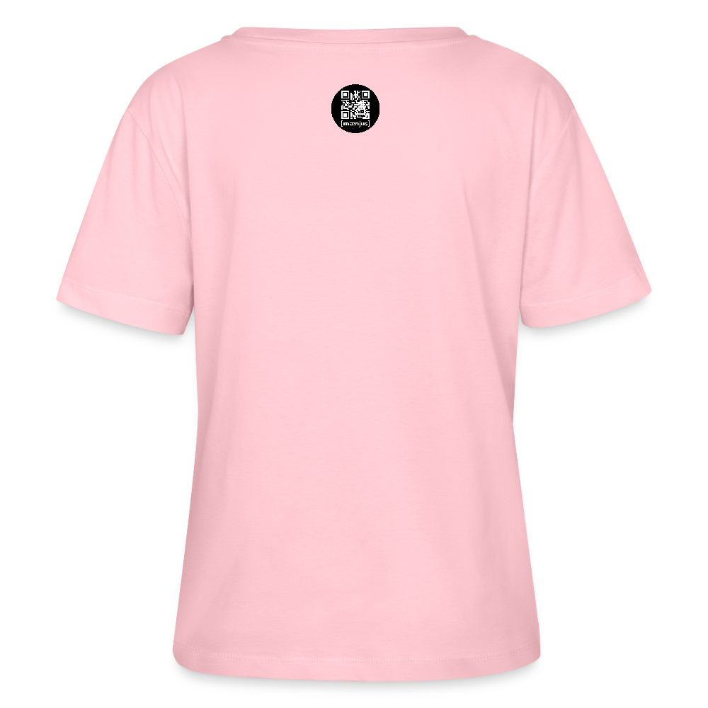 Frauen T-Shirt mit OKTOBERFEST SKULL GIRL PRINT - Hellrosa