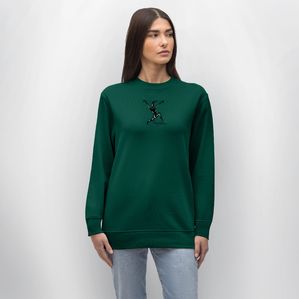 Unisex Bio-Sweatshirt mit TUSCHEWEIBCHEN PRINT - Forest