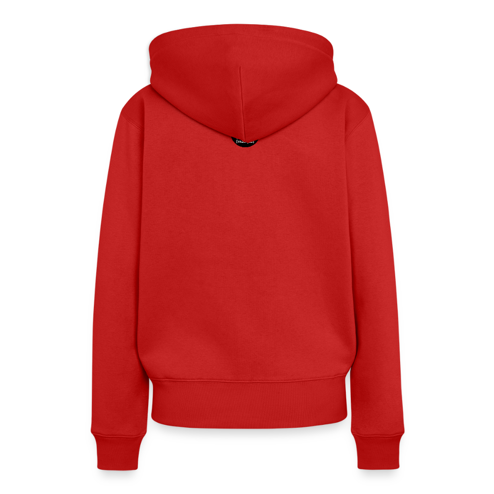 Frauen Premium Hoodie mit RAKETE PRINT - Rot