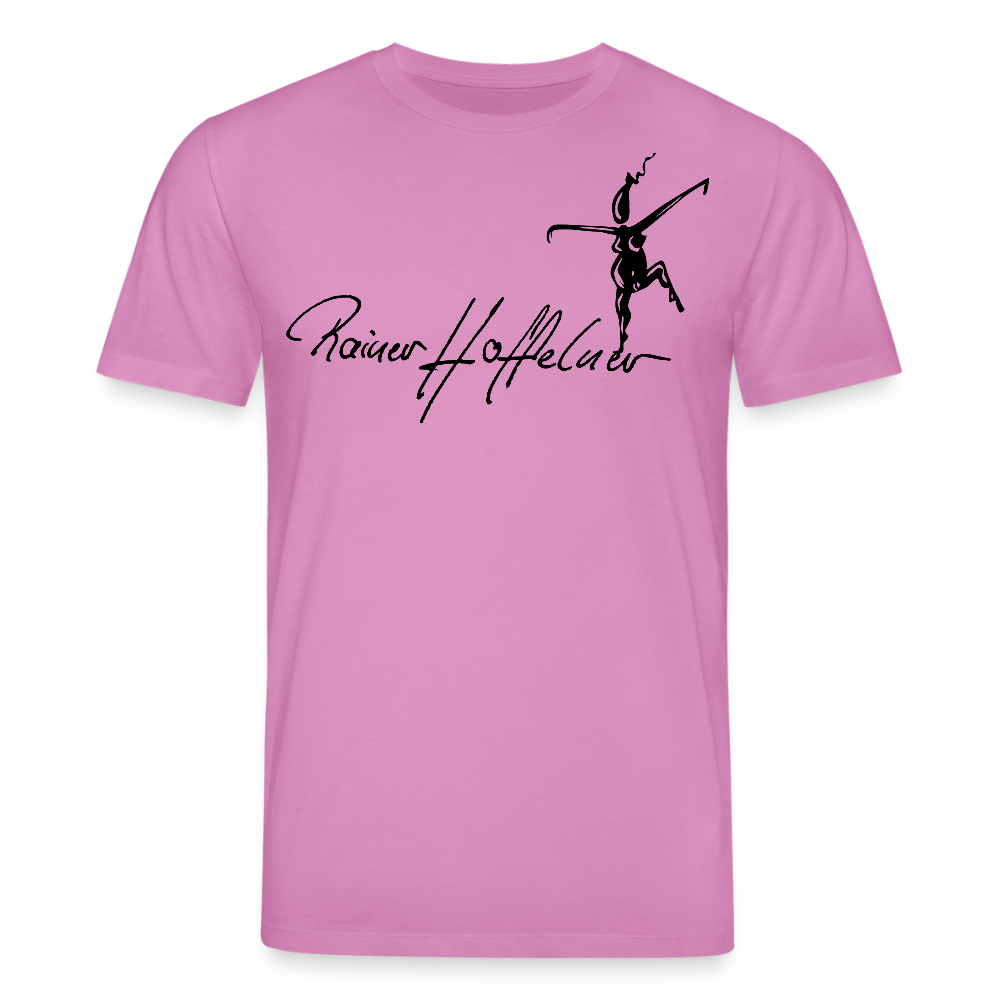 Unisex Bio-T-Shirt mit TUSCHEWEIBCHEN PRINT - Pink