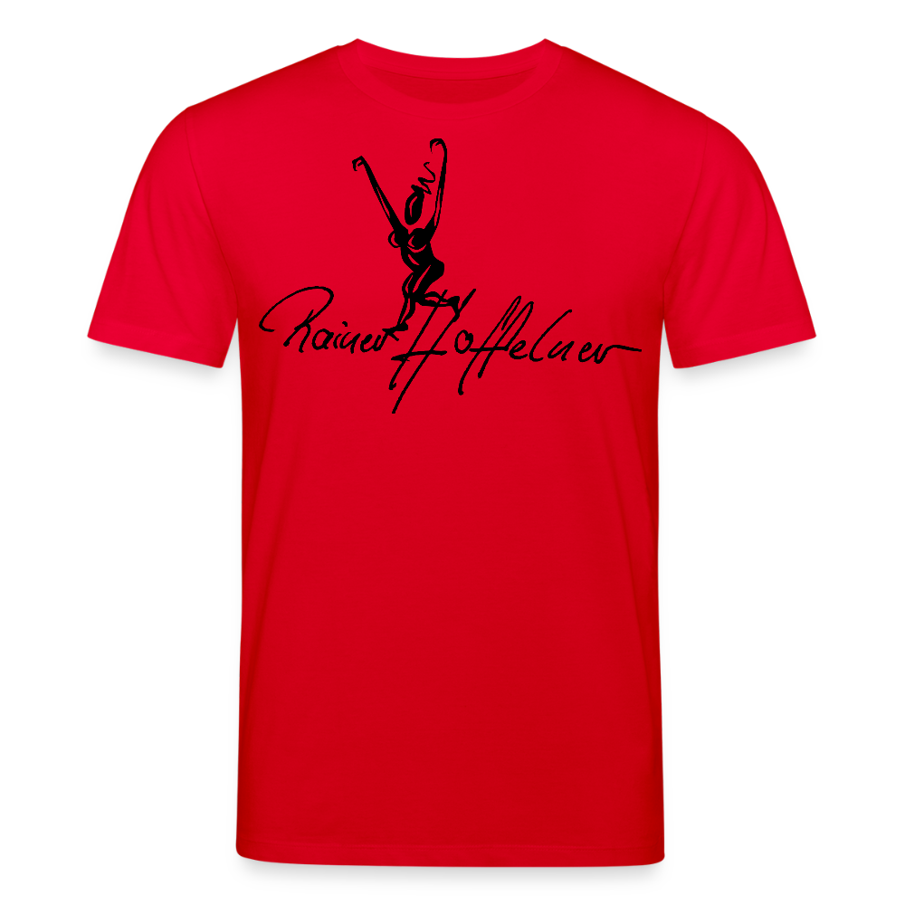 Unisex Bio-T-Shirt mit TUSCHEWEIBCHEN PRINT - Rot