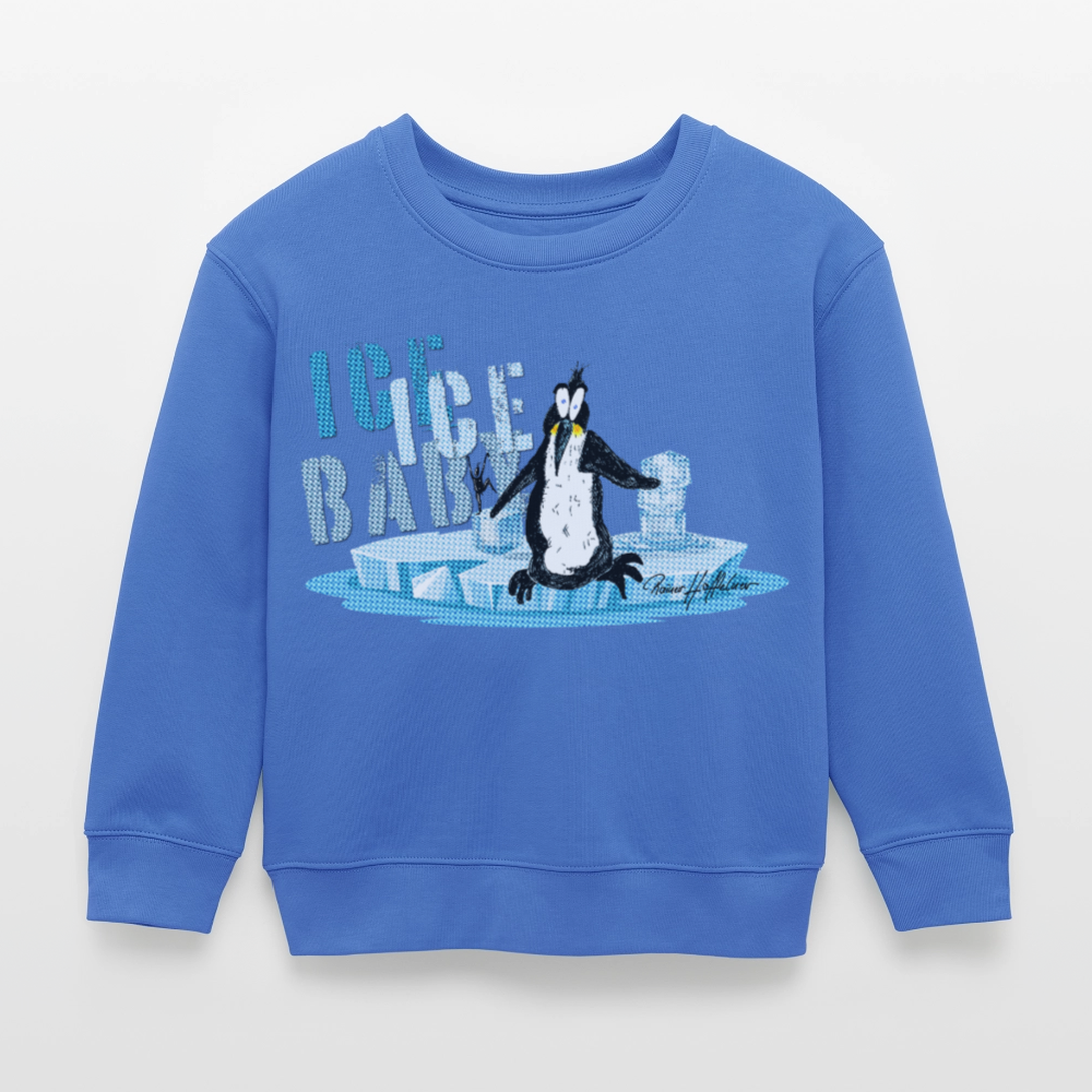 MNJS KIDS Mini Changer Bio Sweatshirt mit ICE ICE BABY PRINT - carolina Blue