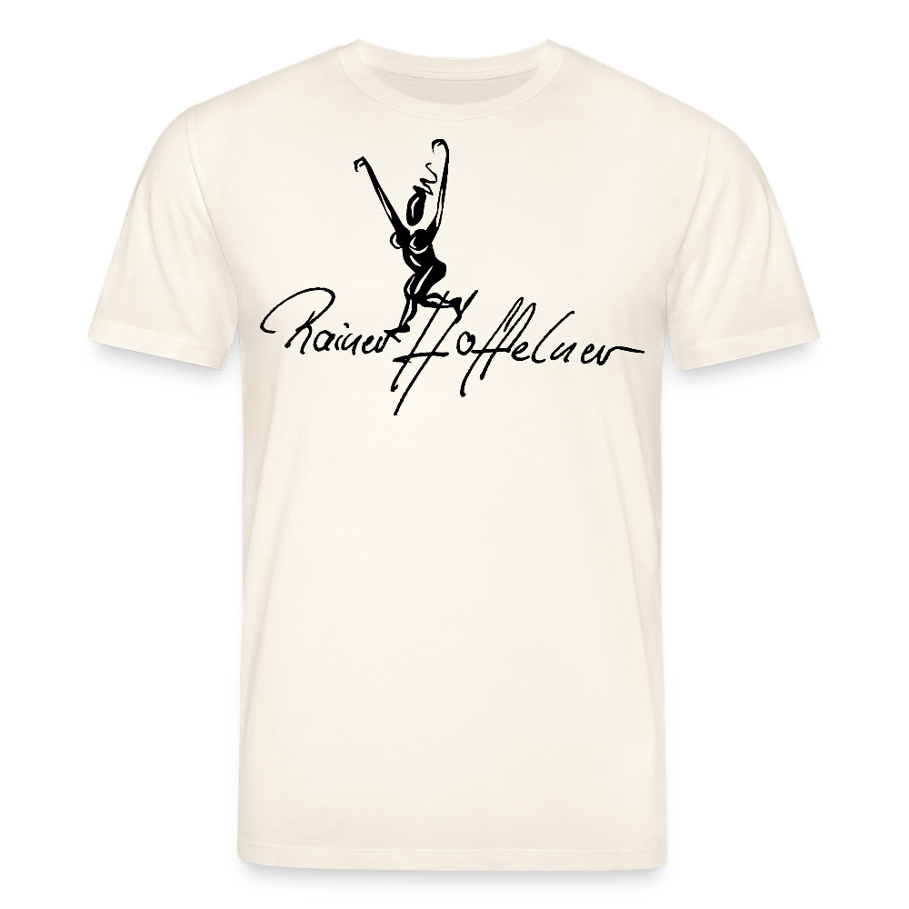 Unisex Bio-T-Shirt mit TUSCHEWEIBCHEN PRINT - Naturweiß