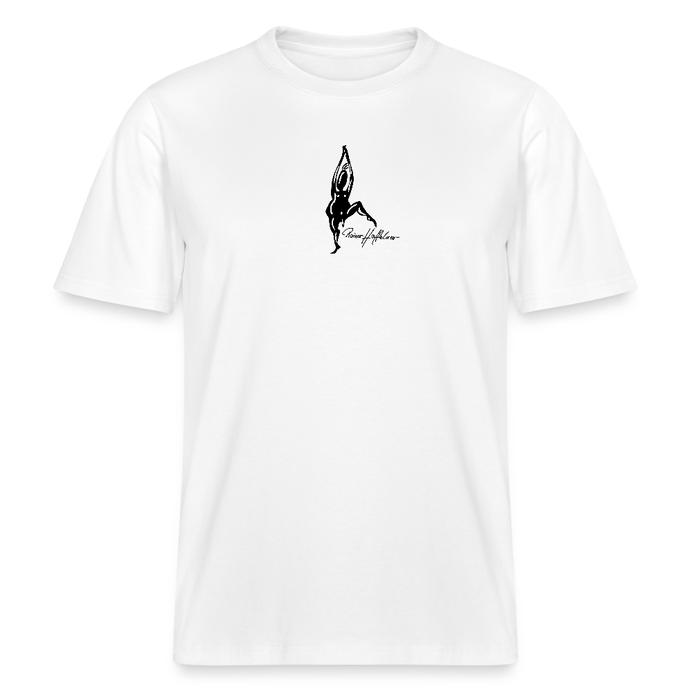 Unisex Bio-T-Shirt mit TUSCHEMÄNNCHEN PRINT - Weiß