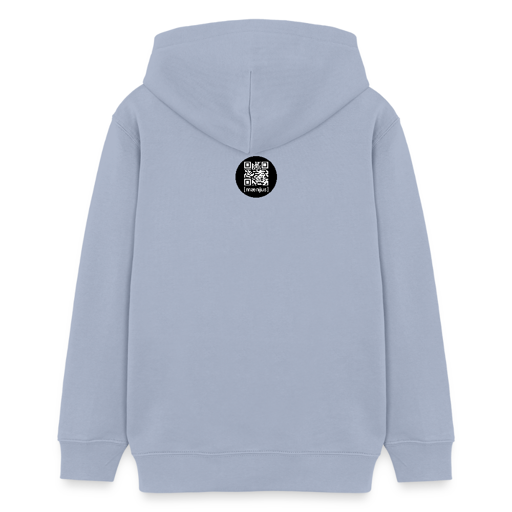 MNJS TEENS Bio-Hoodie mit DEEP FOREST GREEN TIGERRABBIT PRINT - Lavendel-Violett