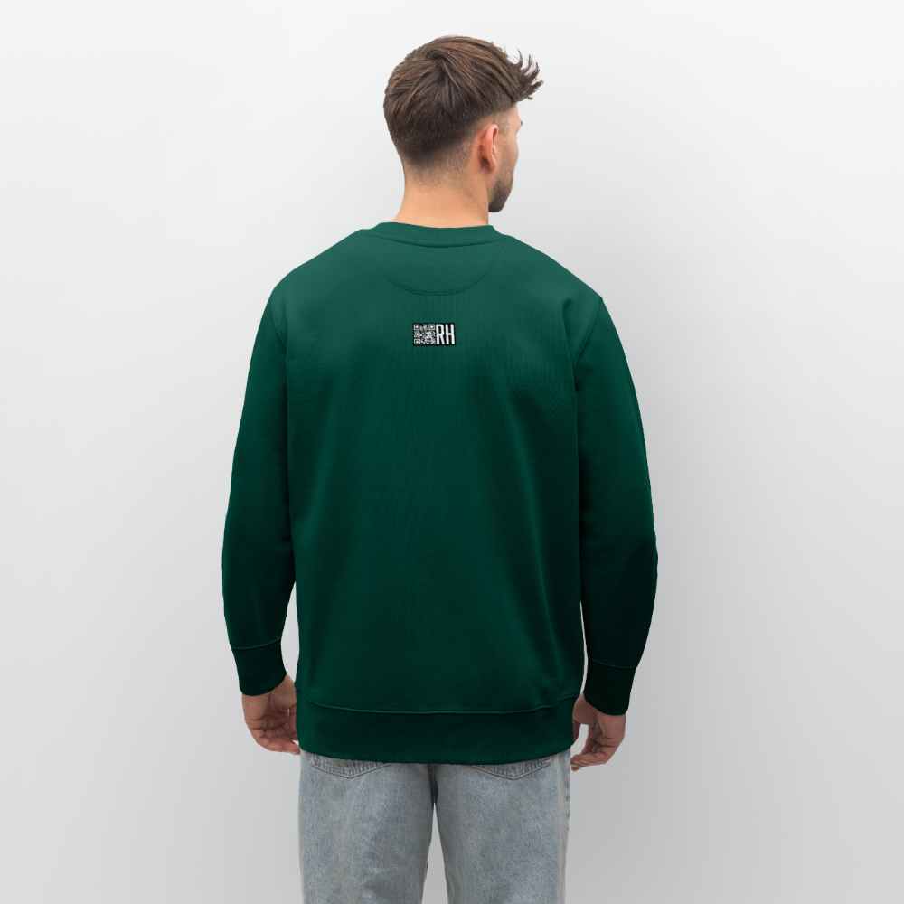 Unisex Bio-Sweatshirt mit TUSCHEMÄNNCHEN PRINT - Forest