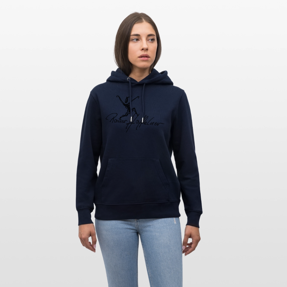 Unisex Bio-Hoodie mit TUSCHEWEIBCHEN PRINT - Navy