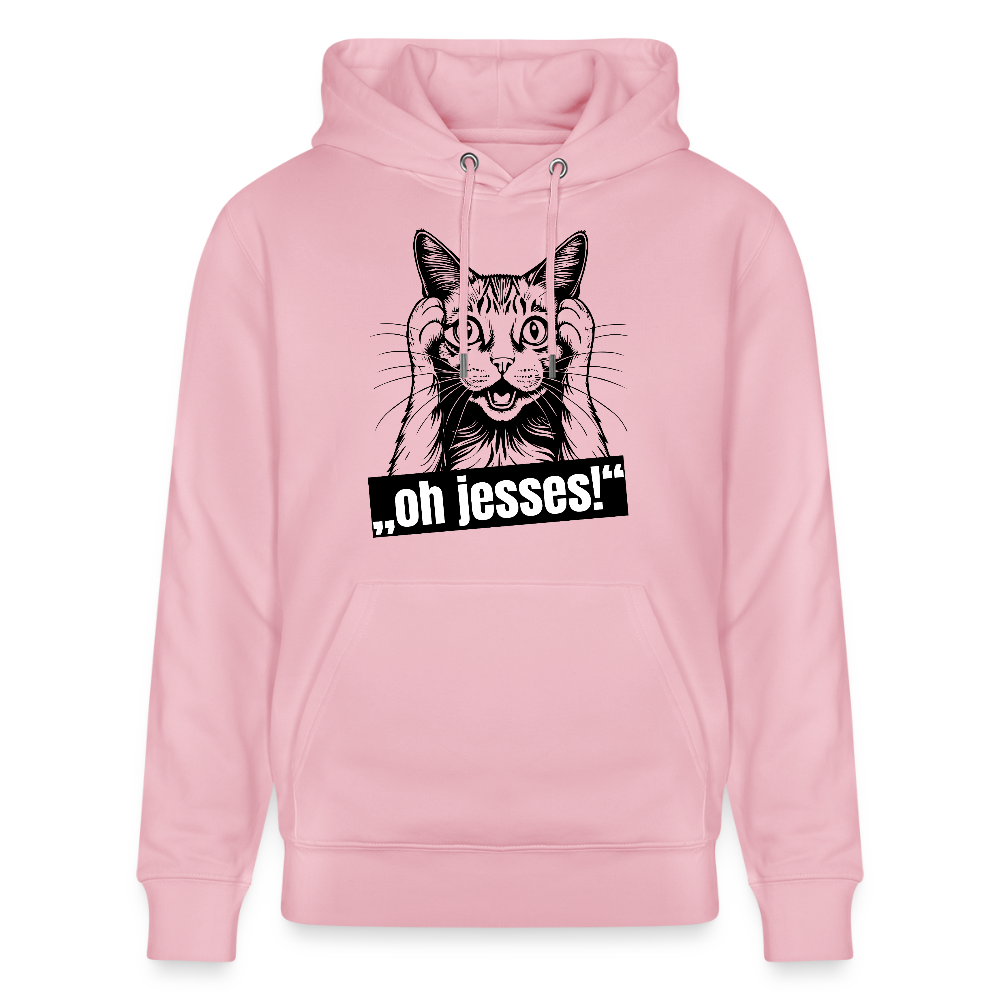 Unisex Hoodie mit OH JESSES PRINT - Hellrosa