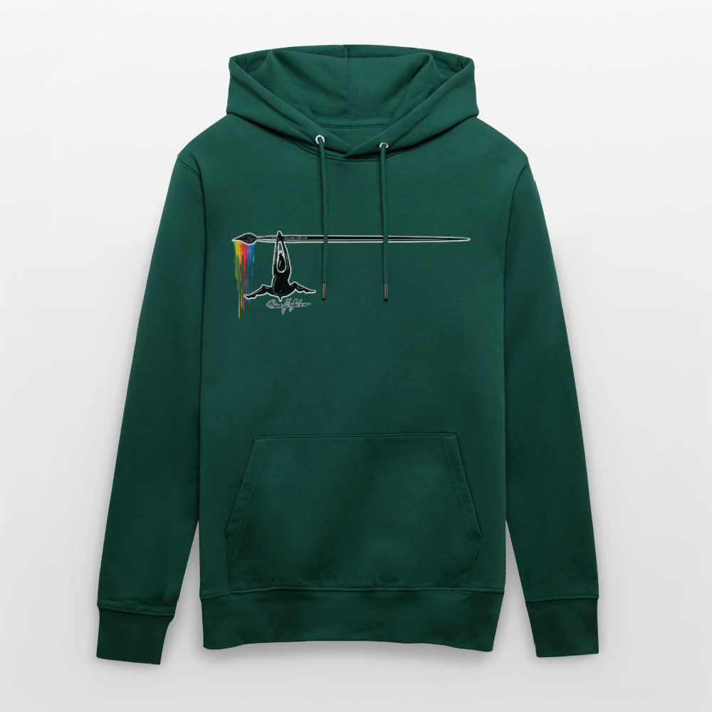 Unisex Hoodie mit TUSCHEMÄNNCHEN PRINT - Forest