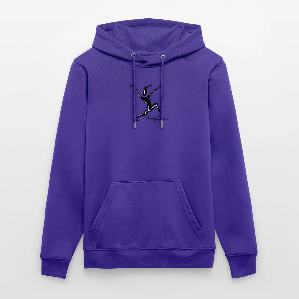 Unisex Bio-Hoodie mit TUSCHEWEIBCHEN PRINT - Purple Love